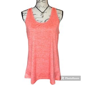 icyzone NWOT Racerback Workout Athletic Running Tank Top XXL Neon Orange